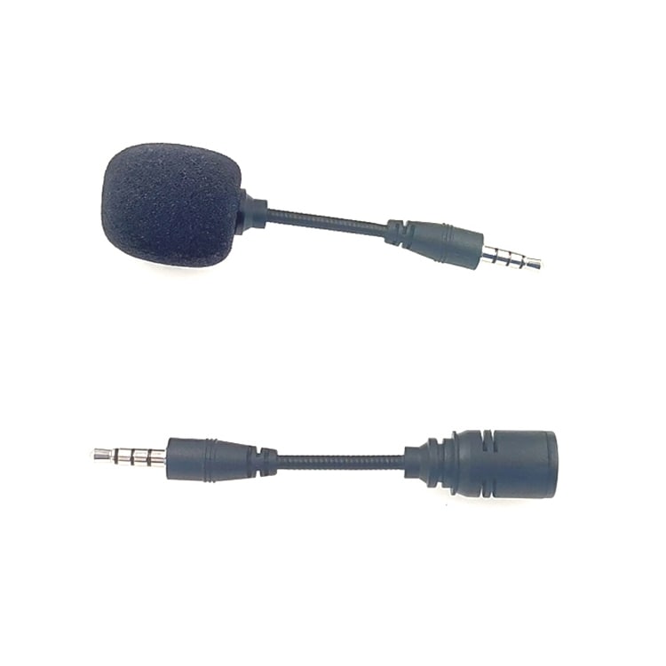 Mikrofon med 4 pins 3,5mm kontakt