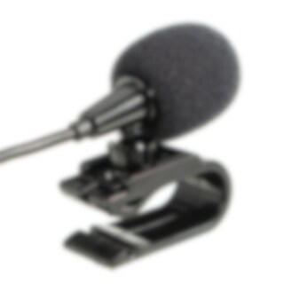 Mikrofon Mono med Clip, - 3 Meter - Køb 24hshop.dk