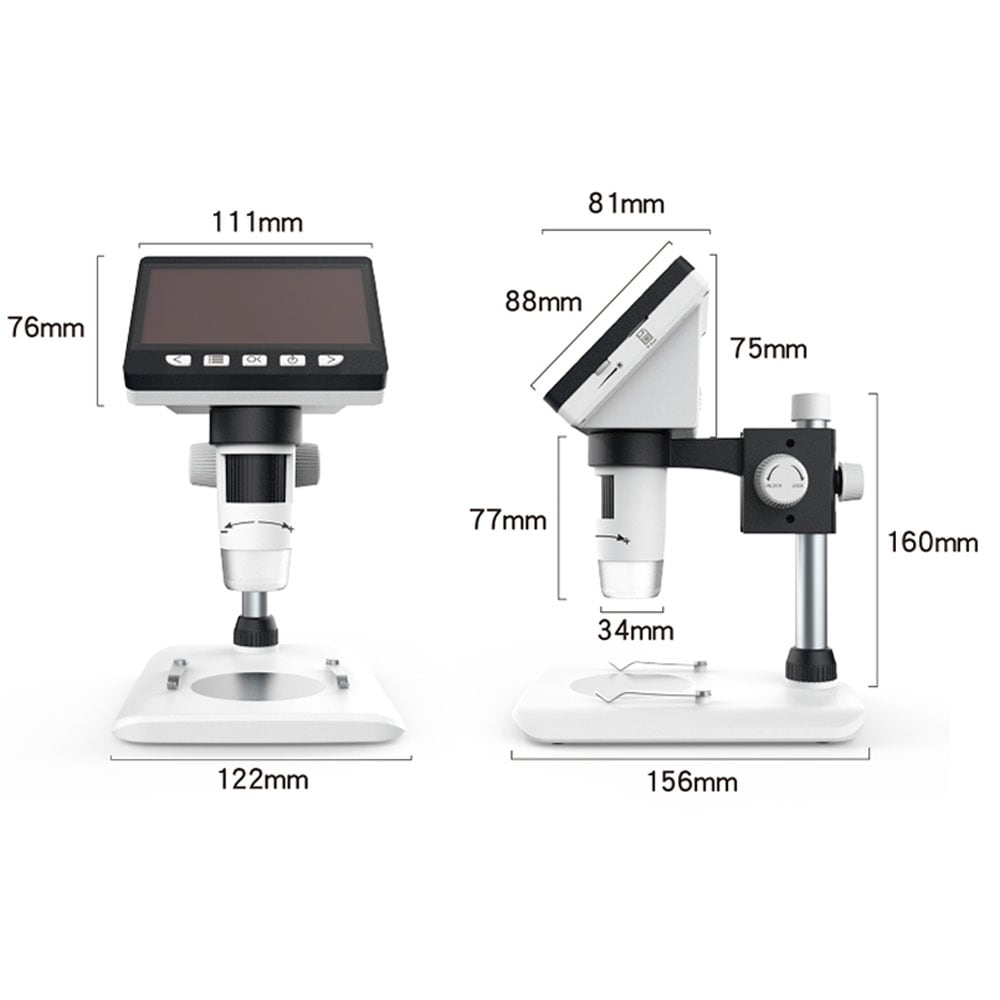 Digitalt mikroskop med LCD-skærm