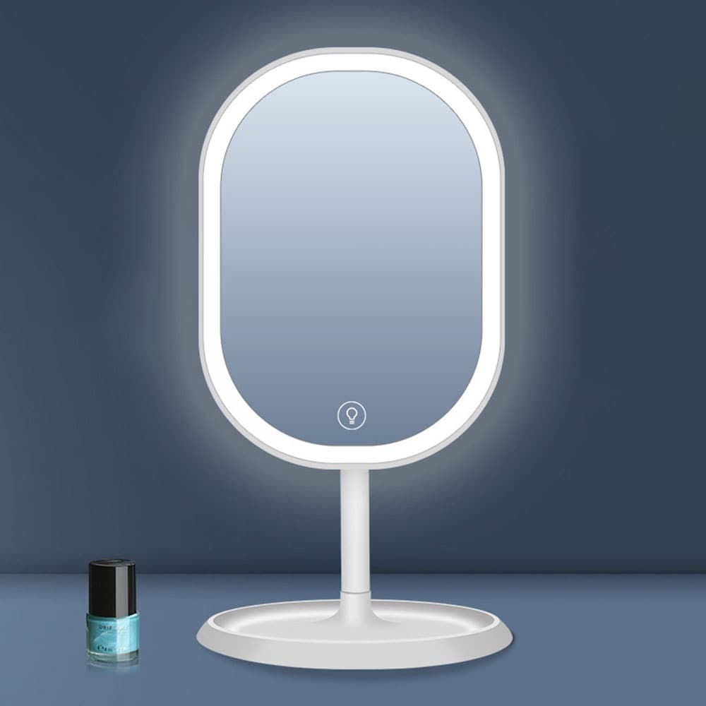 Makeup-spejl med LED-belysning