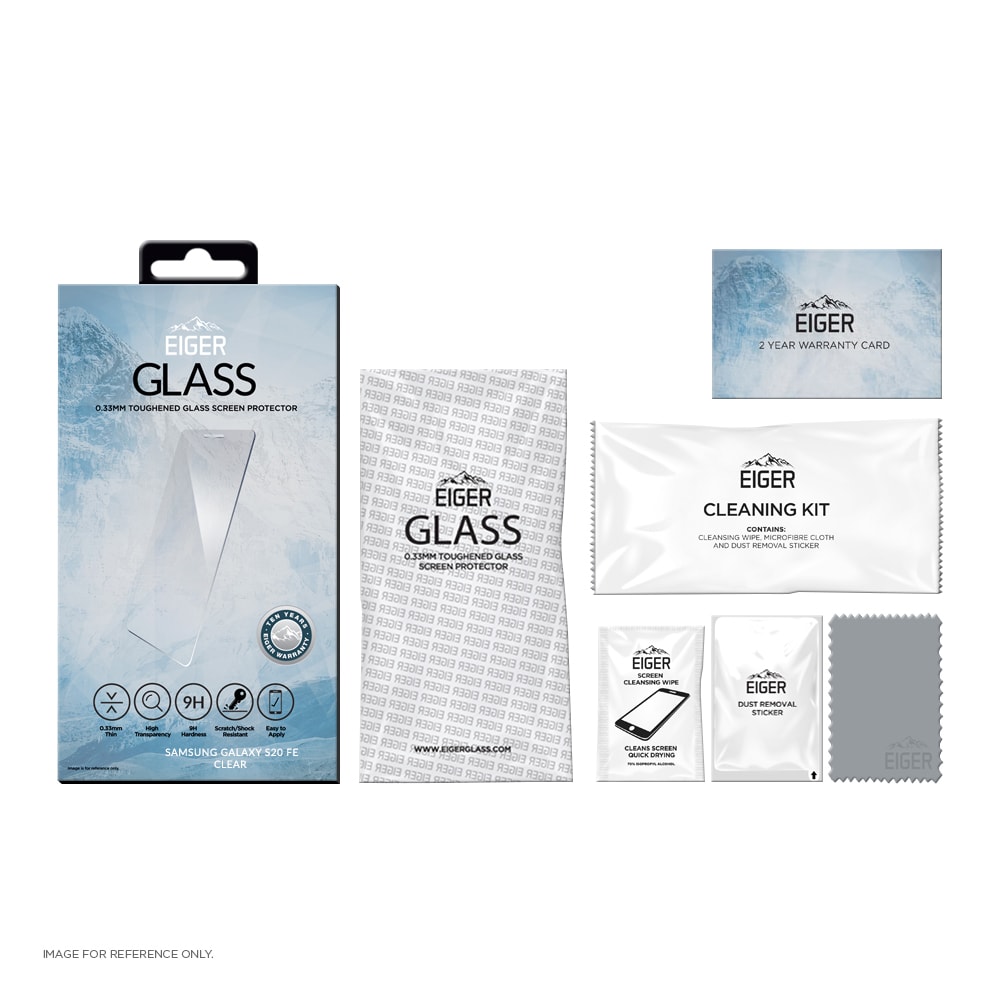 Eiger Glas Skærmskåner Samsung Galaxy S20 FE Klar