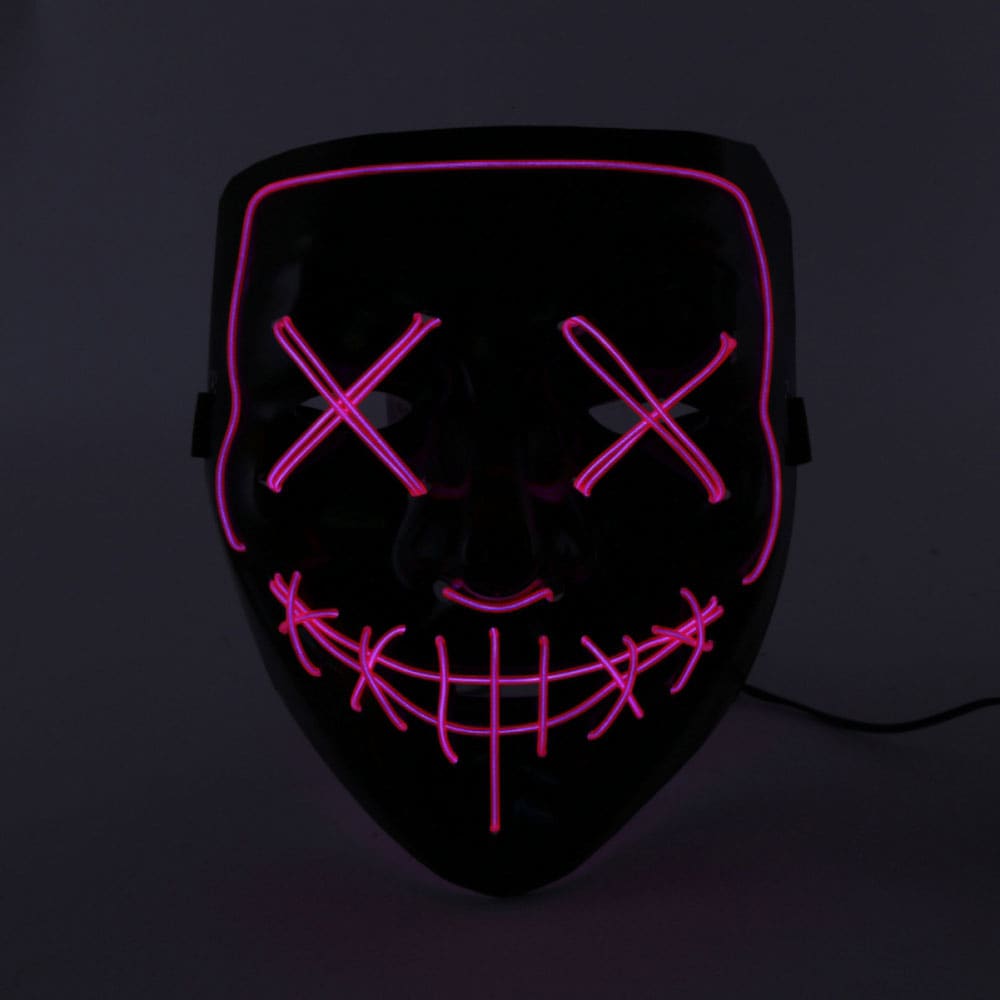 El wire purge led maske - Rosa