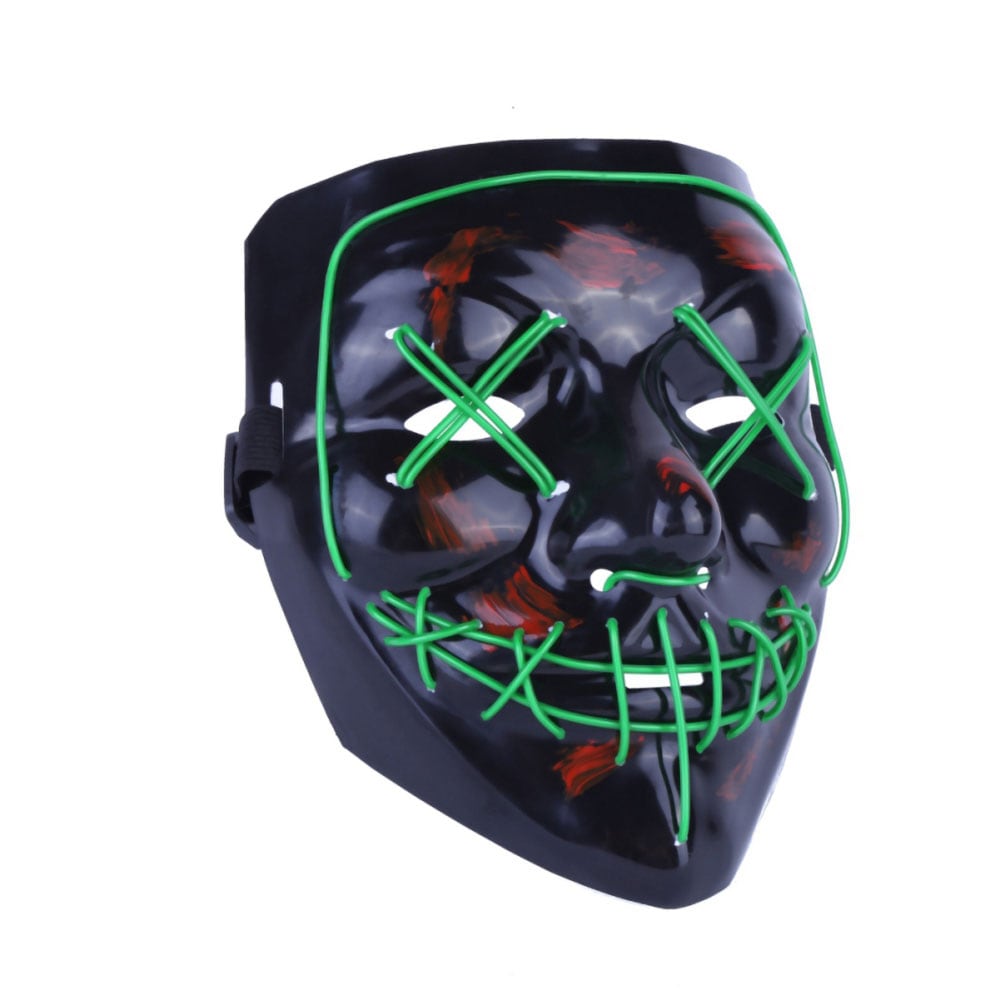 El wire purge led maske - Grøn