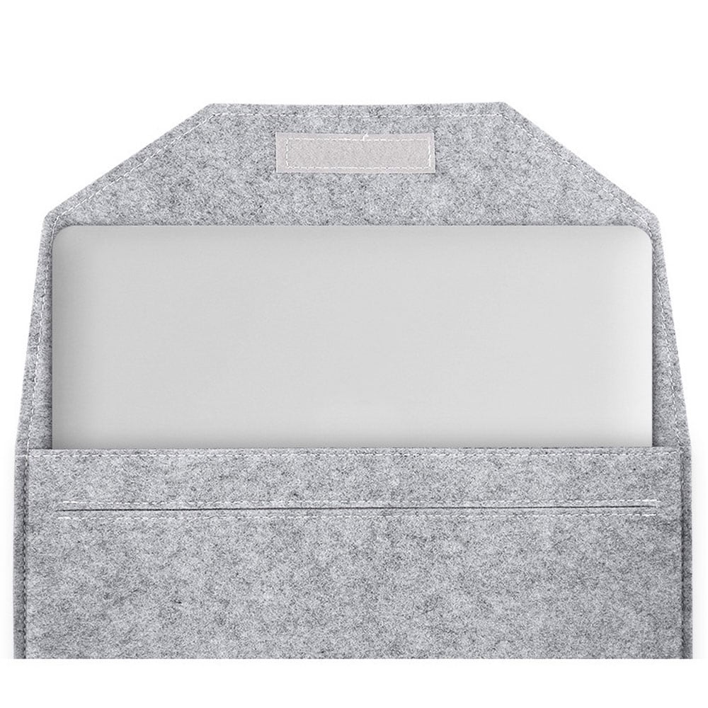Laptopetui 15" – computeretui / laptop sleeve med lomme til tilbehør