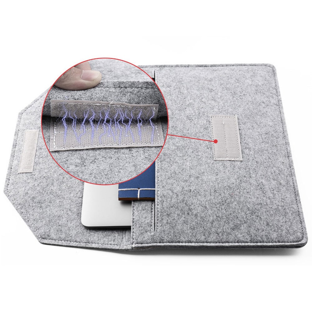 Filttaske til bærbar computer 17 tommer / filttaske / laptop-sleeve / computertaske med tilbehørslomme