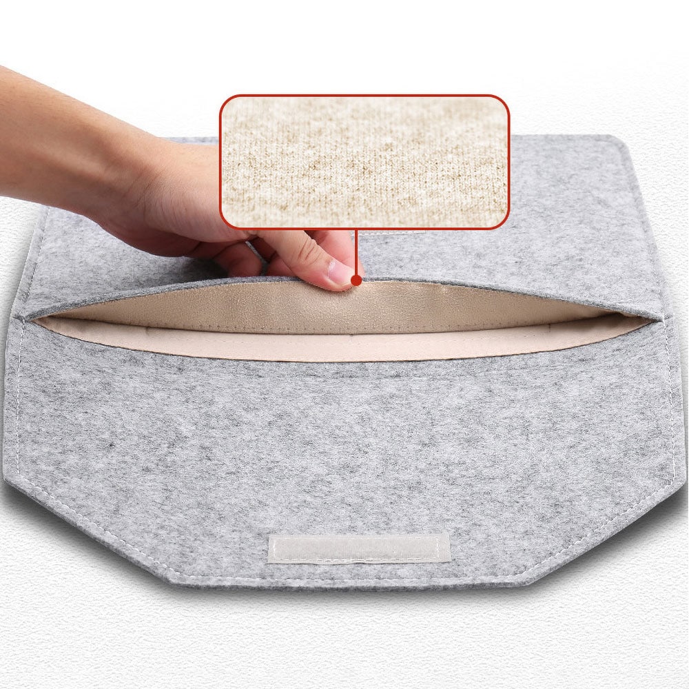 Filttaske til bærbar computer 17 tommer / filttaske / laptop-sleeve / computertaske med tilbehørslomme
