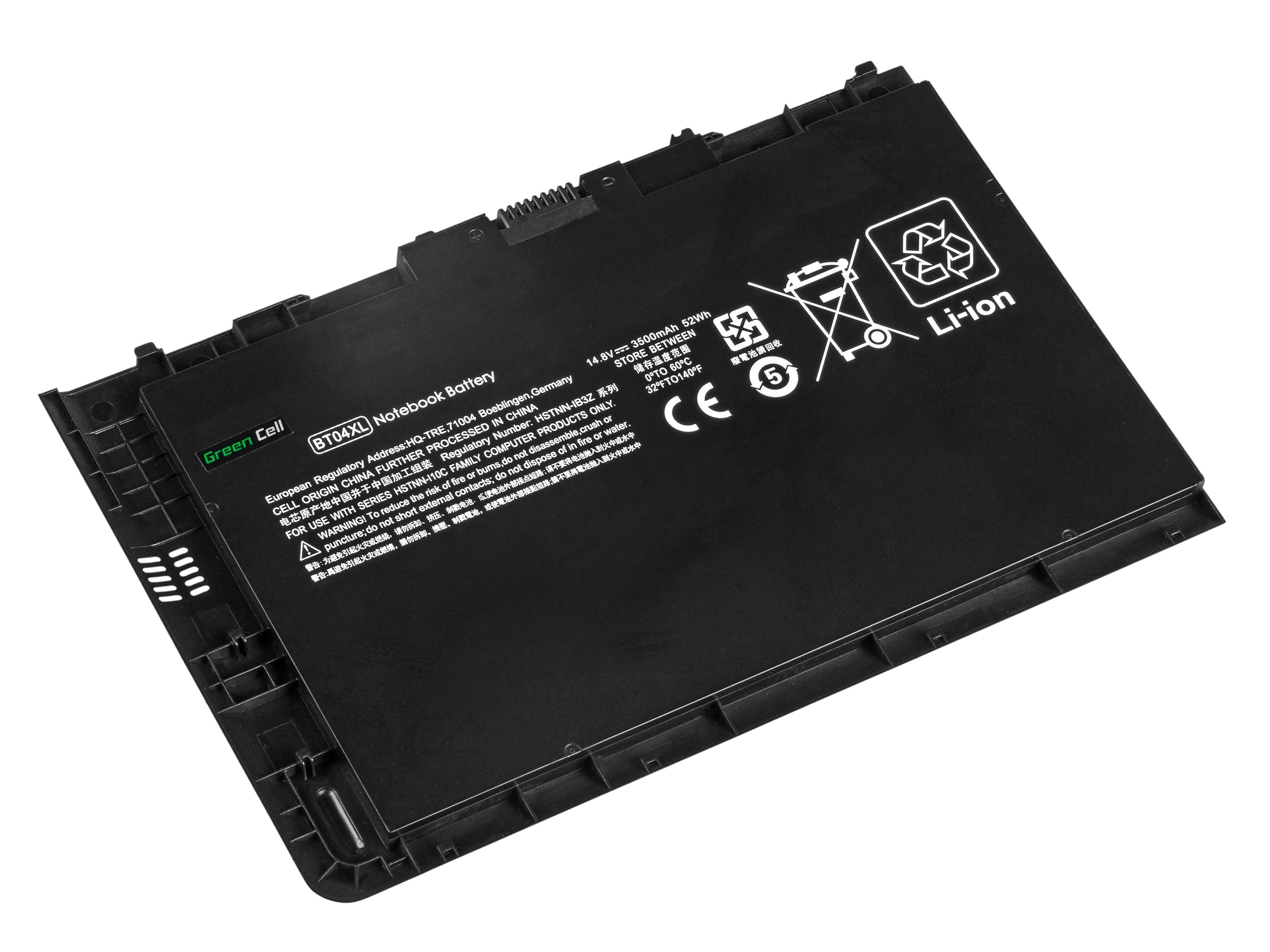 Green Cell laptopbatteri til HP EliteBook Folio 9470m 9480m / 14,4V 3500mAh