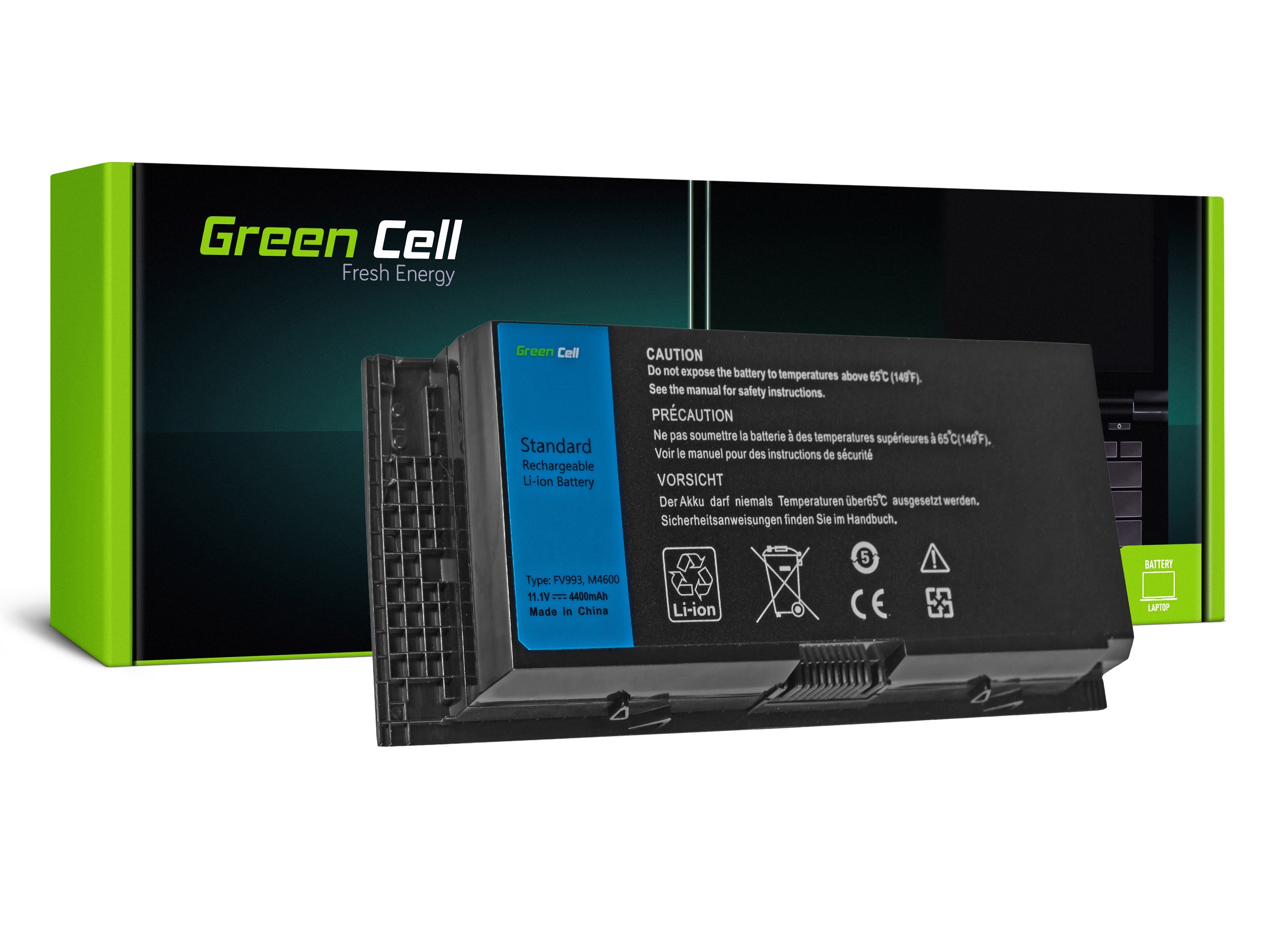 Green Cell laptopbatteri til Dell Precision M4600 M4700 M4800 M6600 M6700