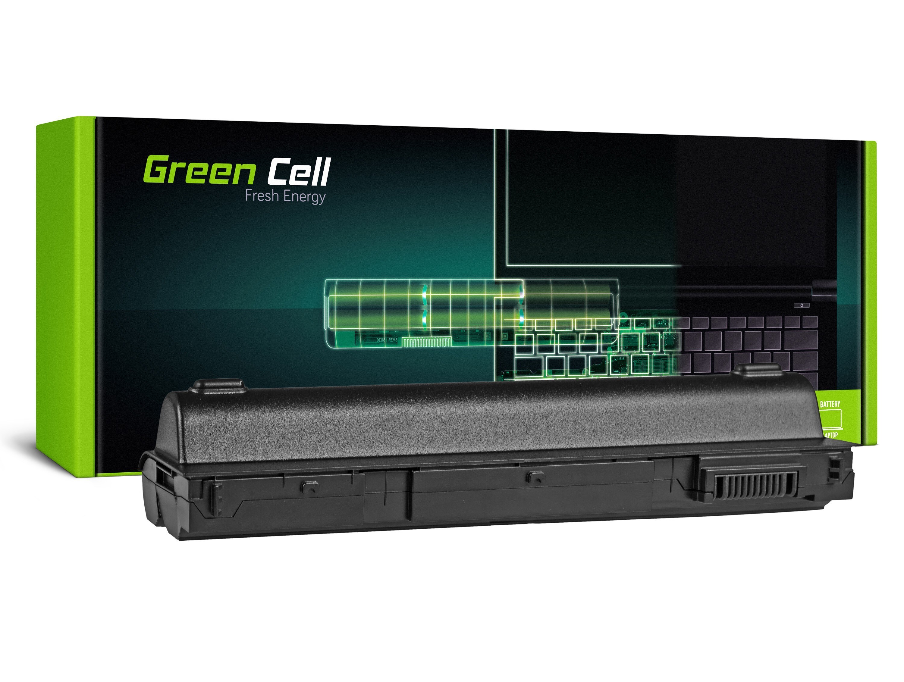 Green Cell laptopbatteri til Dell Latitude E5520 E6420 E6520 E6530 / 11,1V 6600mAh