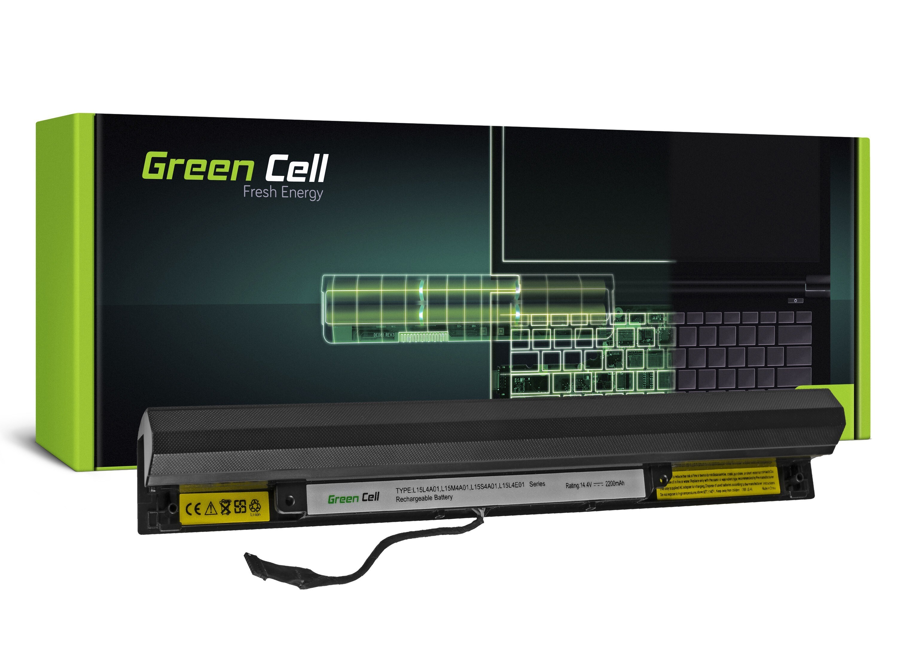 Green Cell laptopbatteri til Lenovo B50-50 IdeaPad 100-14IBD 100-15IBD