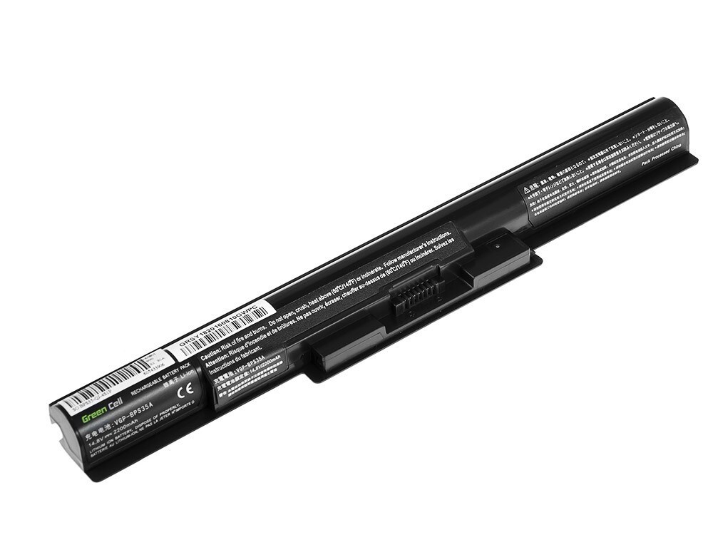 Green Cell laptopbatteri til Sony Vaio SVF14 SVF15 Fit 14E 15E / 14,4V 2200mAh