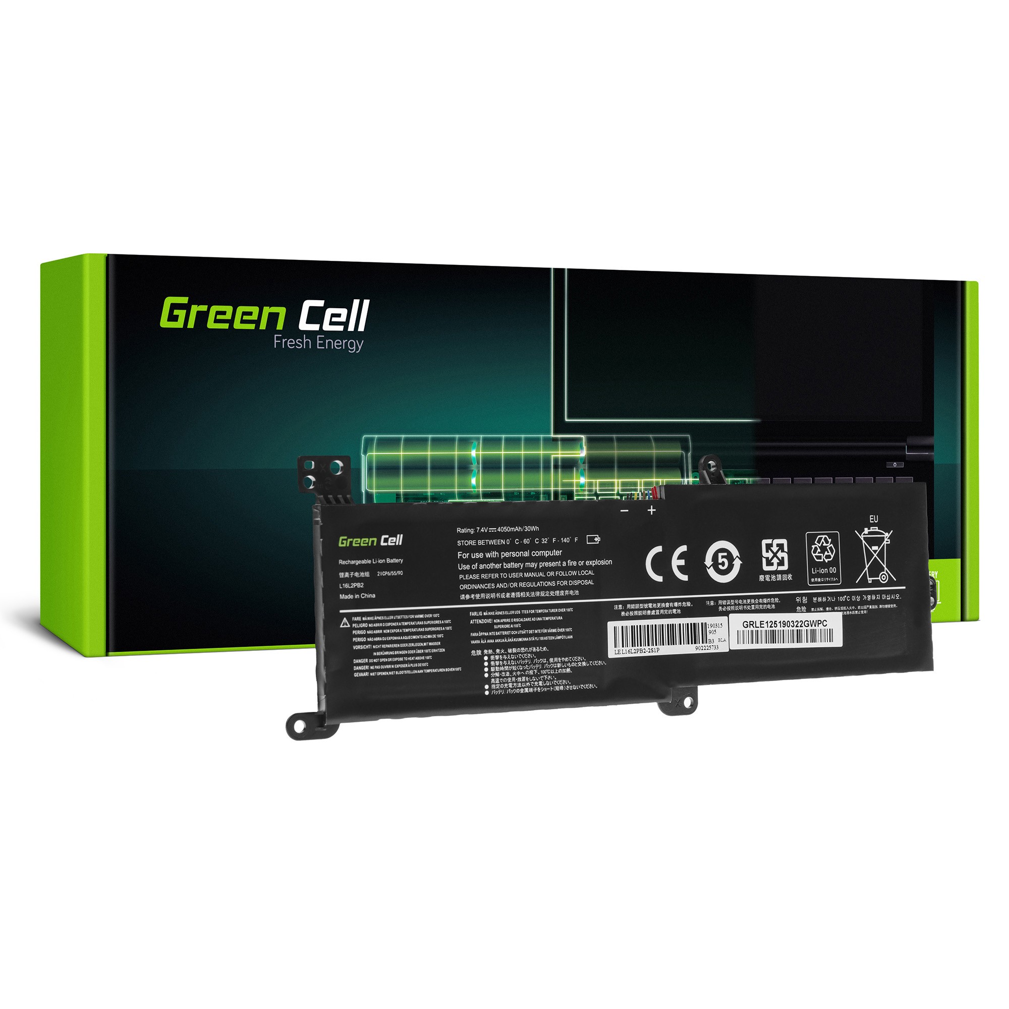 Green Cell laptopbatteri til Lenovo IdeaPad 320-14IKB 320-15ABR 320-15AST