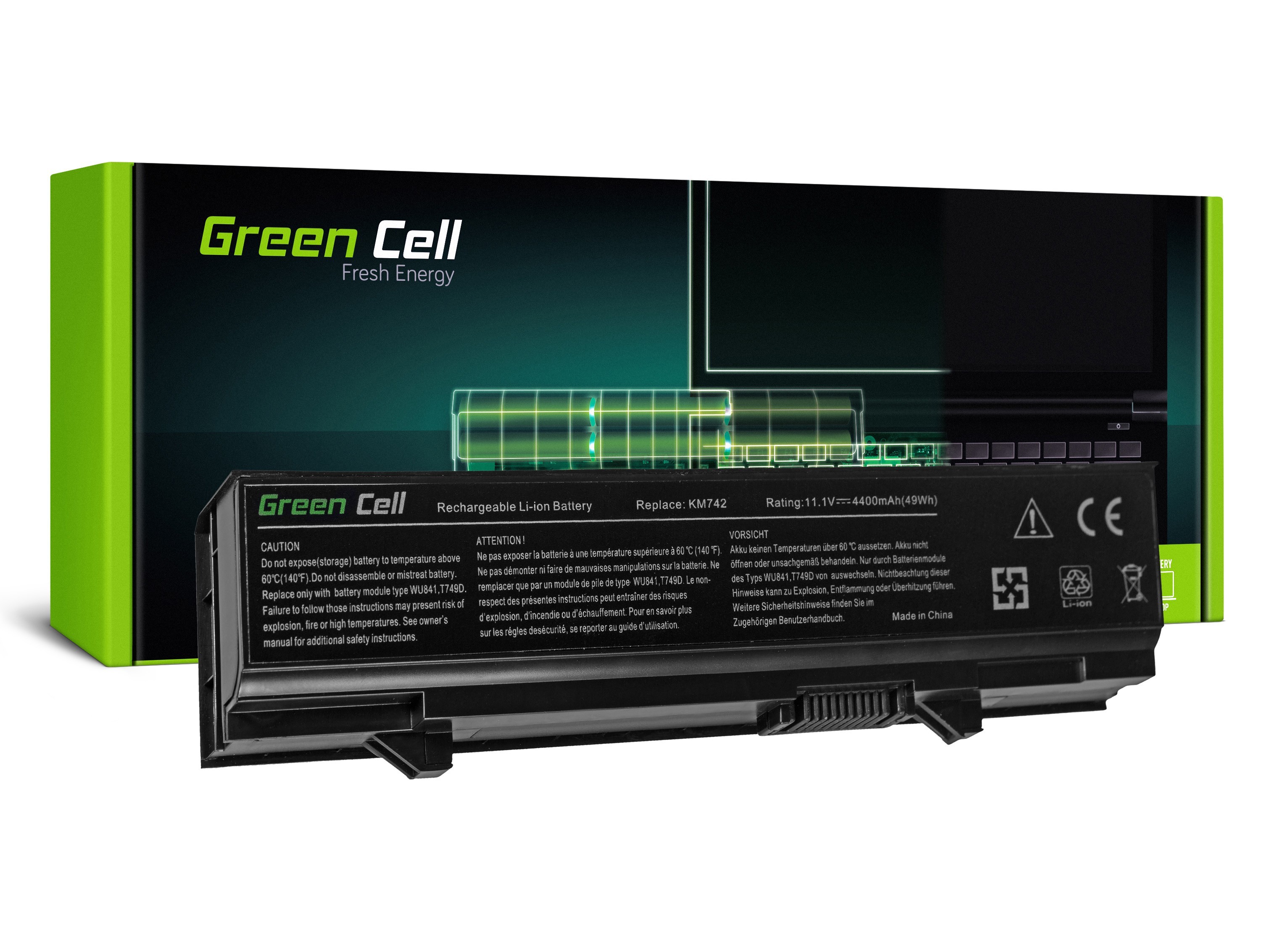 Green Cell laptopbatteri til Dell Latitude E5400 E5410 E5500 E5510
