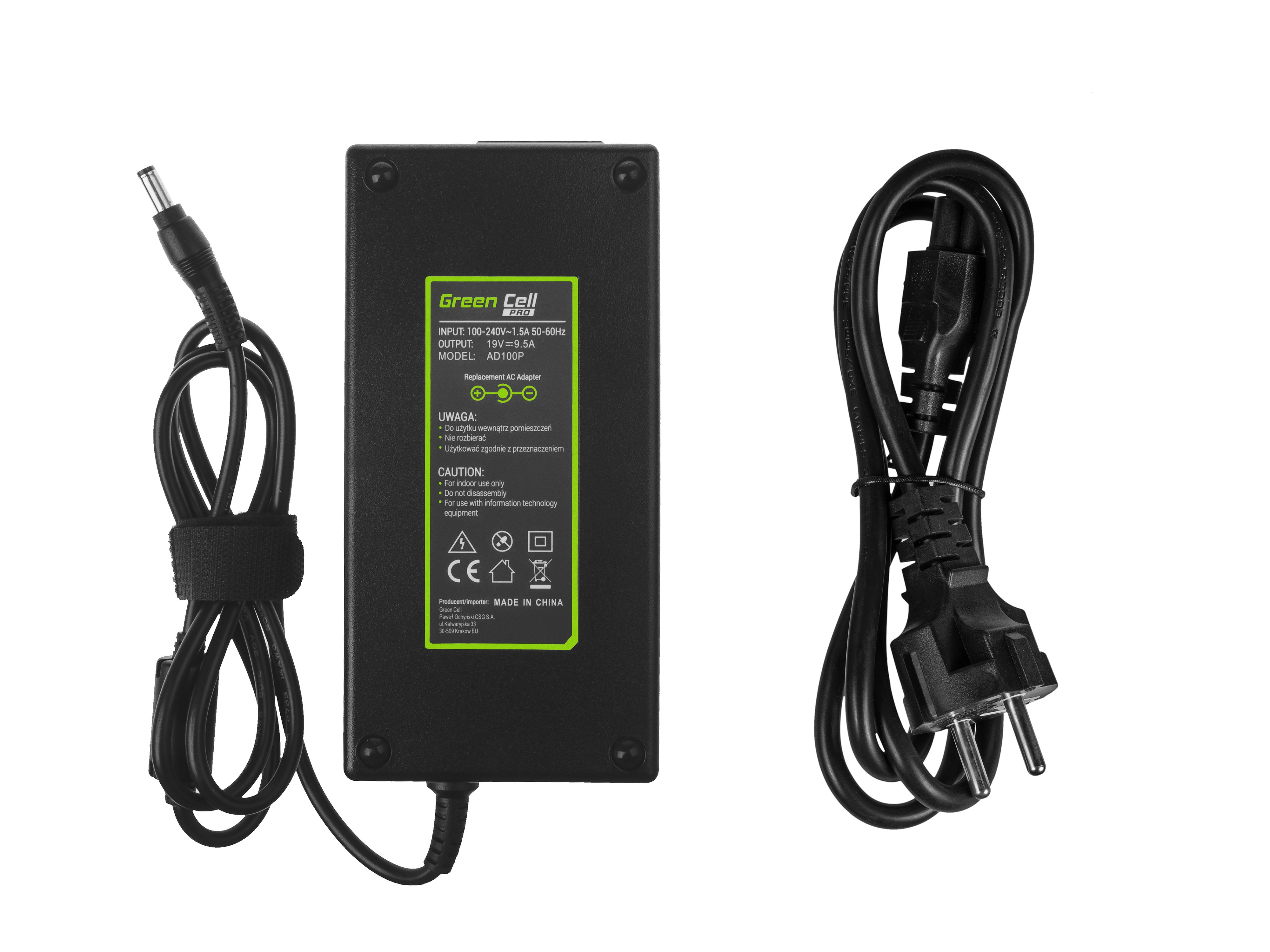 Green Cell lader / AC Adapter til AC Adapter MSI GT60 Asus ROG G75