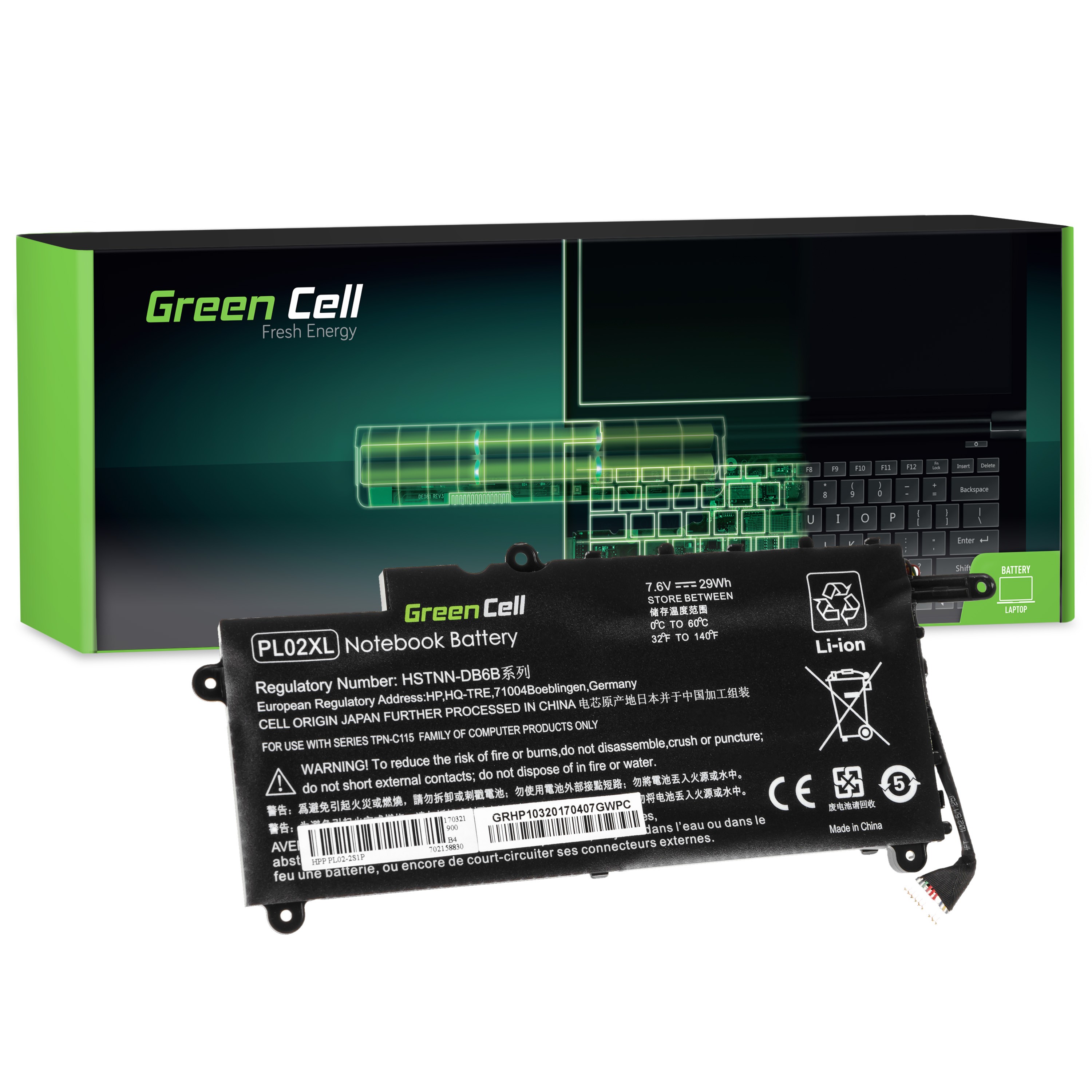 Green Cell laptopbatteri til HP Pavilion x360 11-N HP x360 310 G1