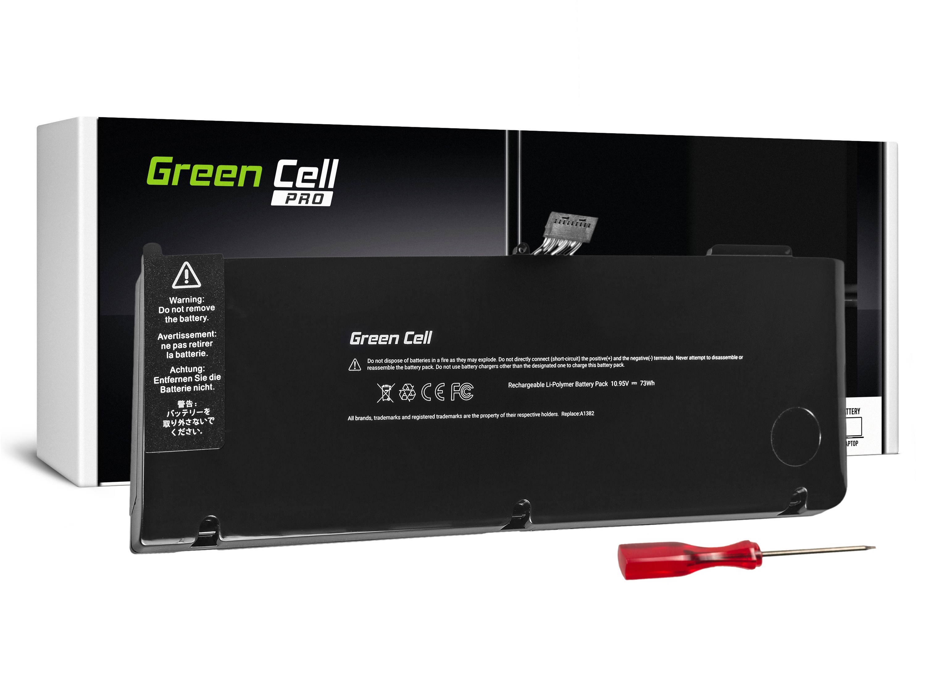 Green Cell PRO laptopbatteri til Apple Macbook Pro 15 A1286 2011-2012