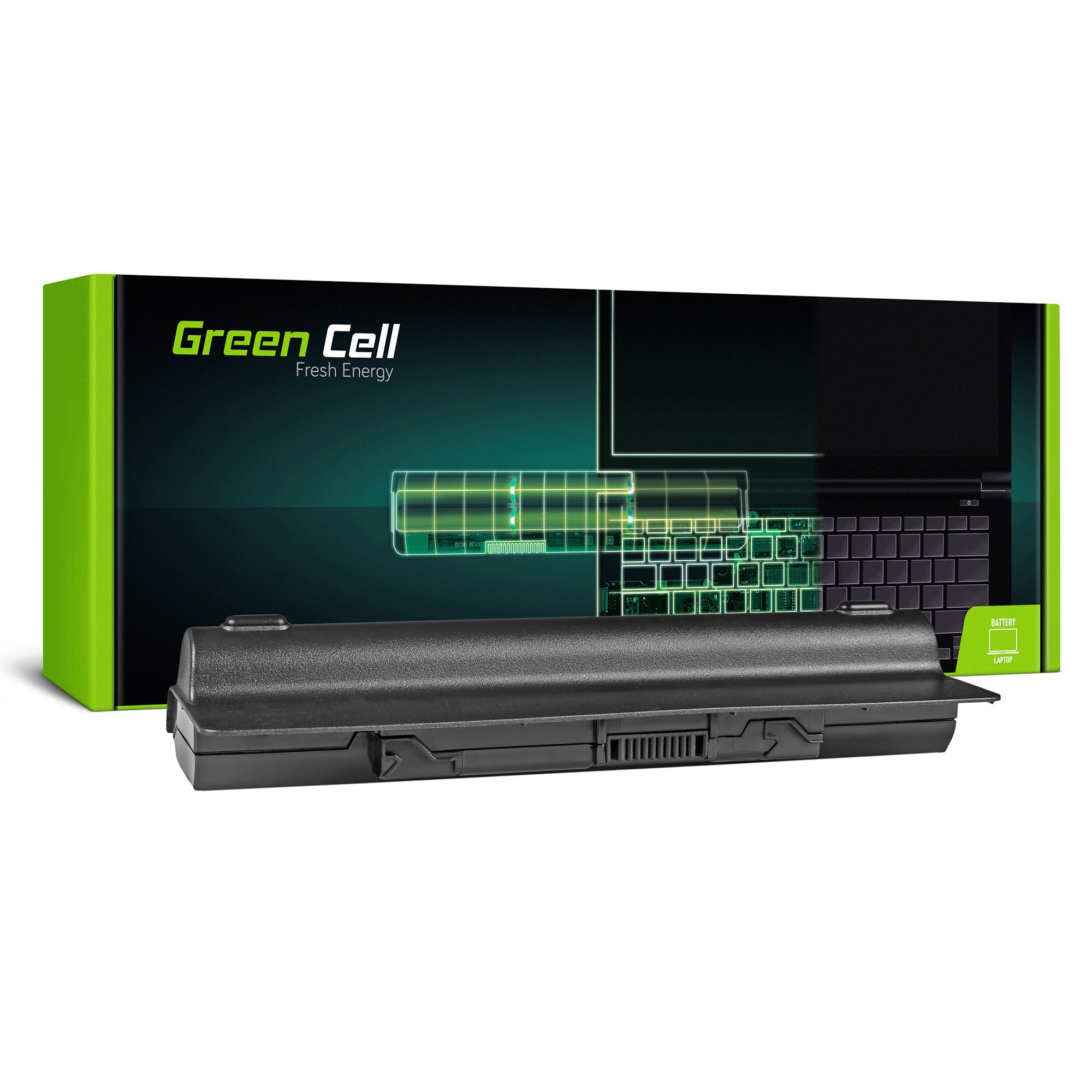 Green Cell laptopbatteri til Asus A32-N56 N46 N46V N56 N76 / 11,1V 6600mAh