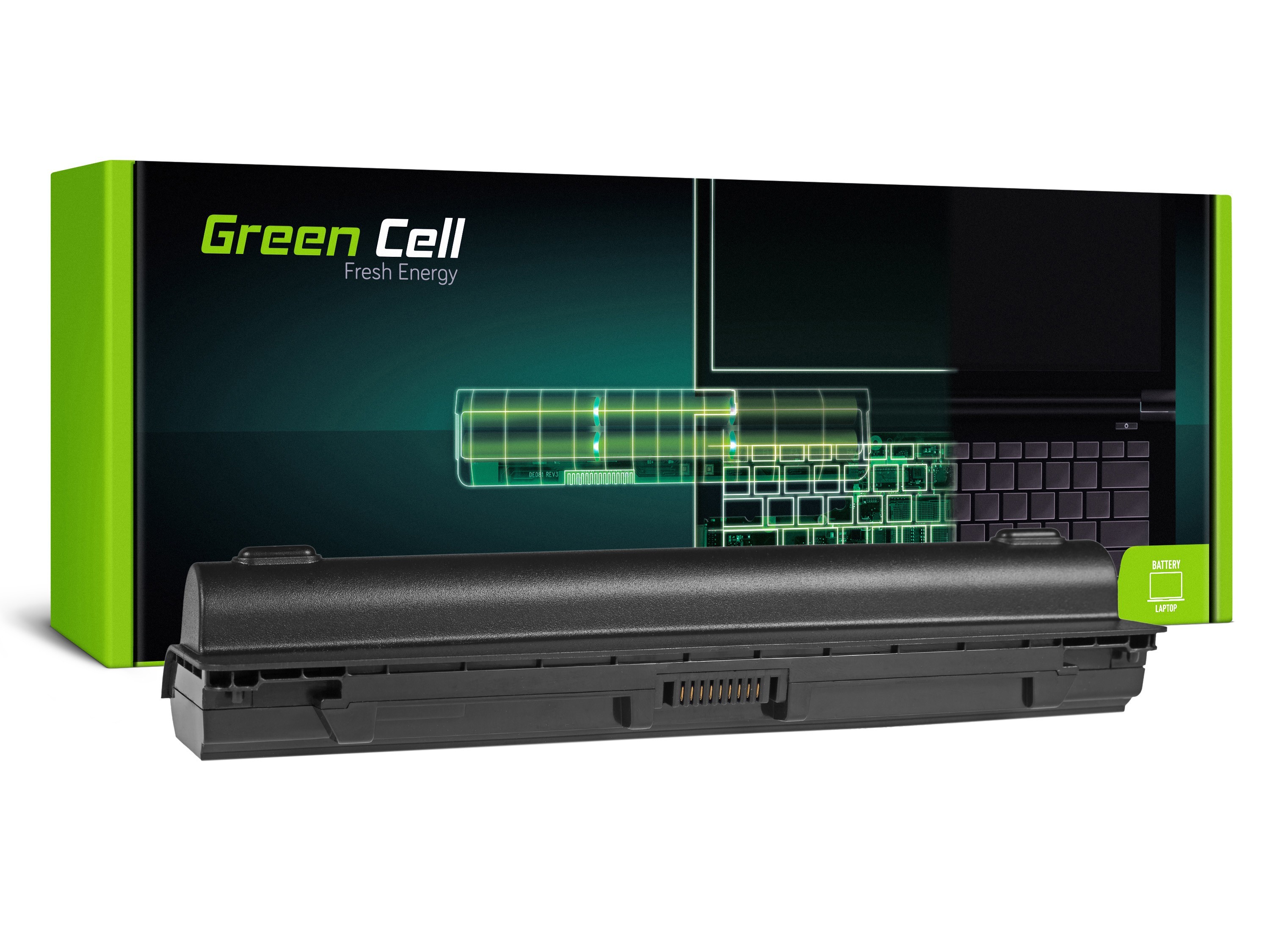 Green Cell laptopbatteri til Toshiba Satellite C850 C855 C870 L850 / 11,1V 6600mAh