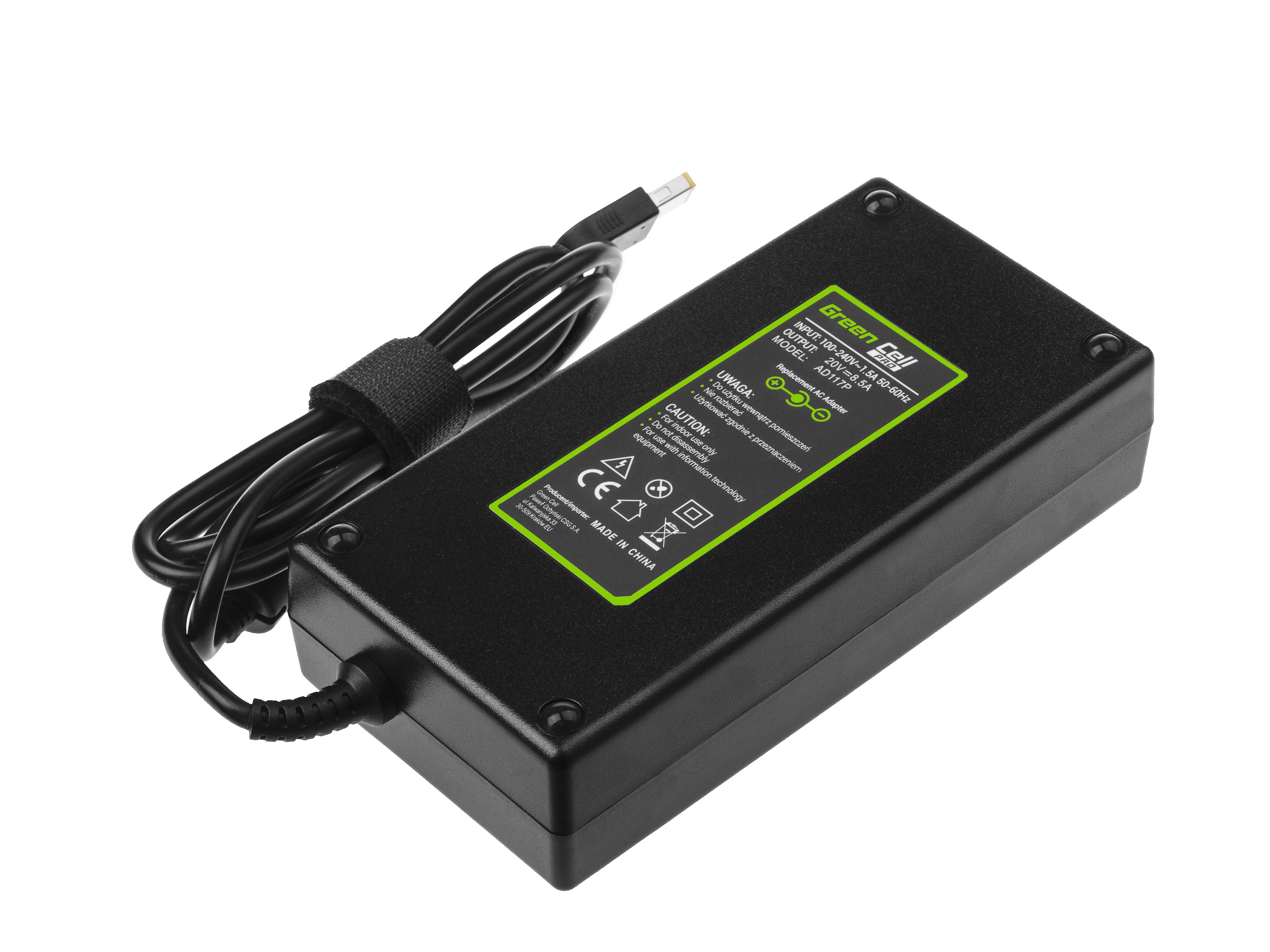 Green Cell lader / AC Adapter til AC Adapter Lenovo Legion Y530 Y720 ThinkPad W540