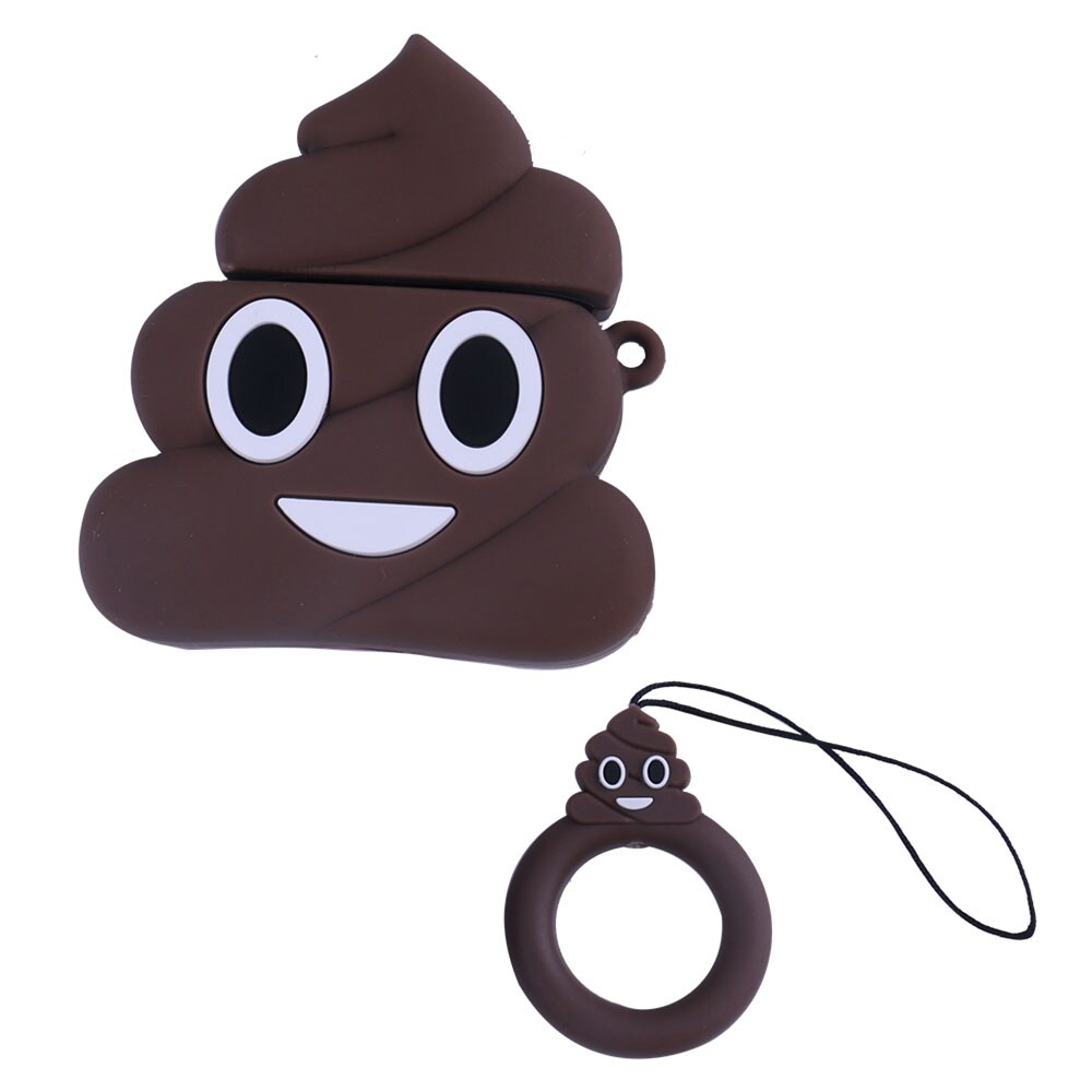 Foderal til Airpods Poop-emoji