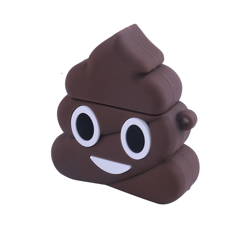 Foderal til Airpods Poop-emoji