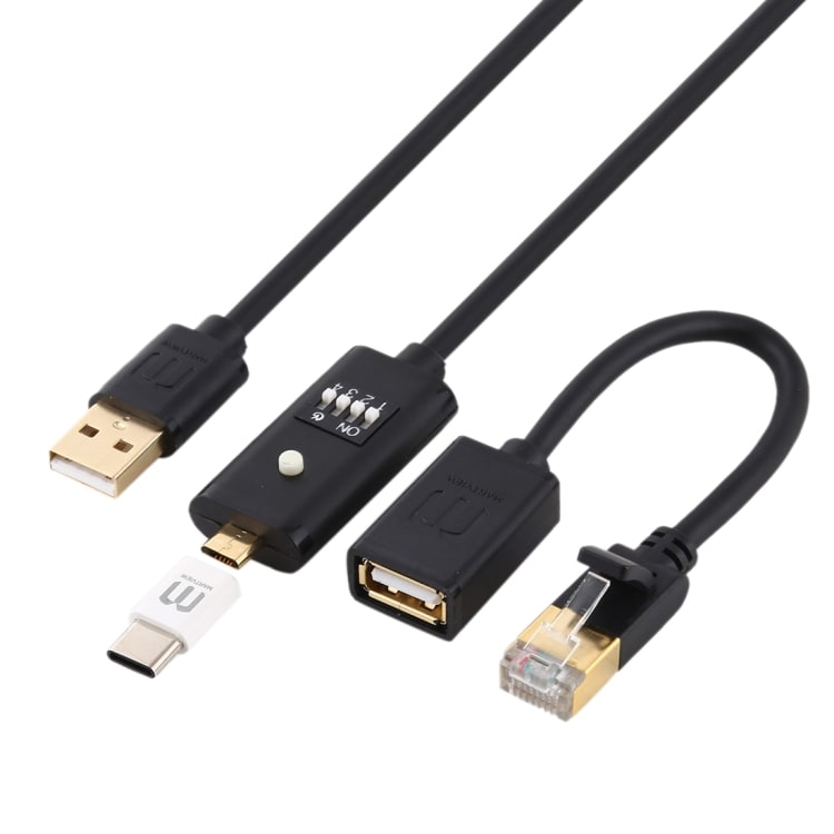 Multifunktionelt Boot-Kabel USB/RJ45/MicroUSB/USB Type-C