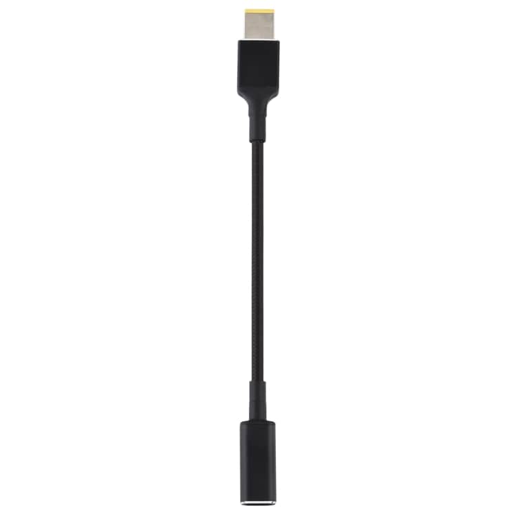 PD 100W 18.5-20V Square Pin til USB Type-C Adapter Lenovo