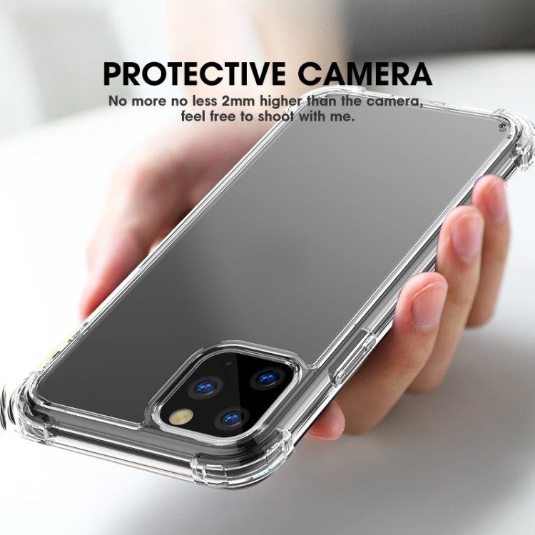 Transparent stødbeskyttelse til iPhone 11 Pro