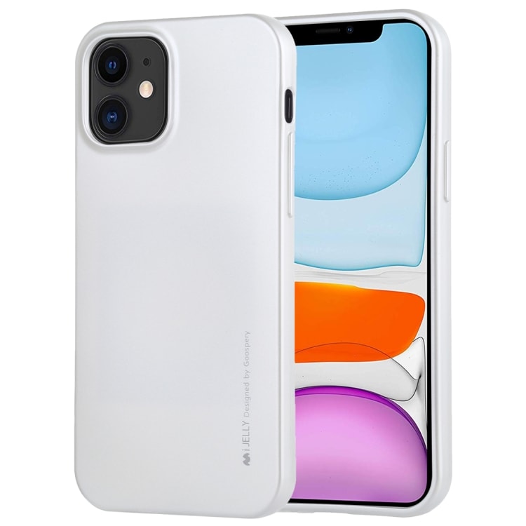 i-Jelly stødbeskyttelse til iPhone 12 Mini - Sølvfarvet