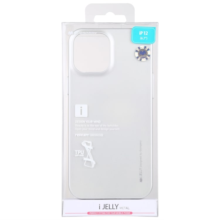 i-Jelly stødbeskyttelse til iPhone 12 Pro Max - Sølvfarvet