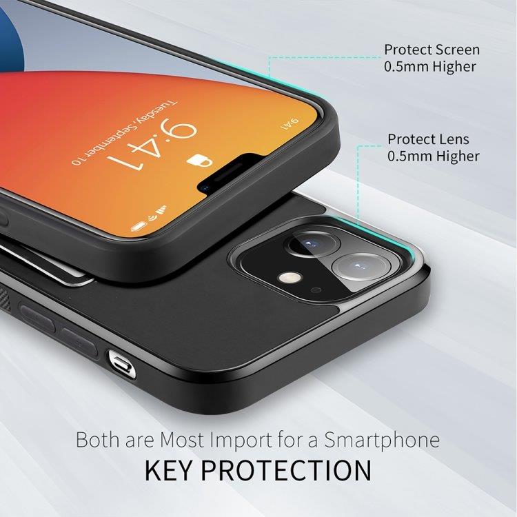 Stødtålende mobilcover med kortlomme til iPhone 12 Mini