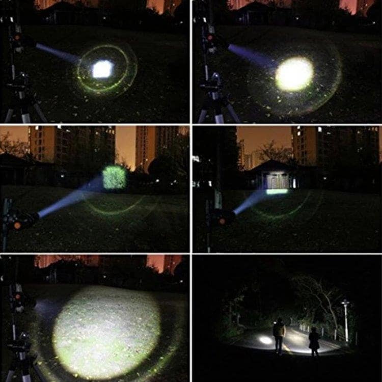 LED Lommelygte med zoom