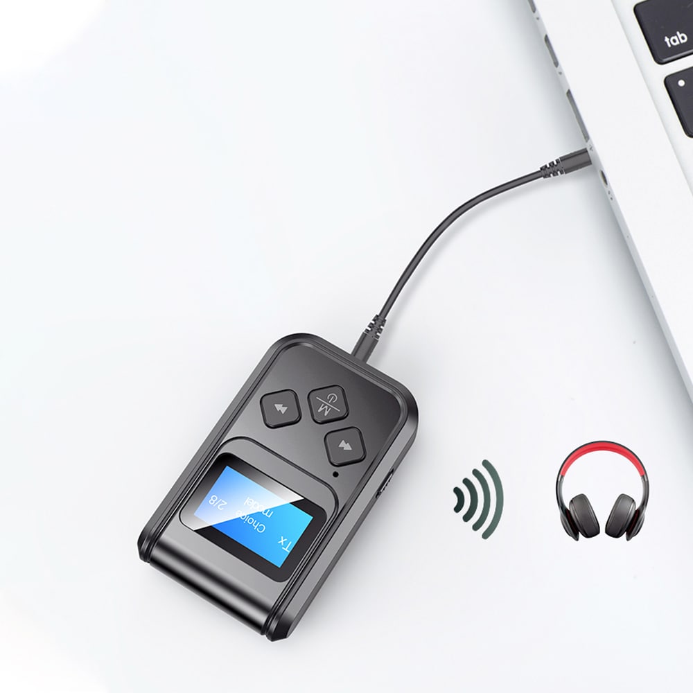 Bluetooth 5.0 Sender/Modtager med 3,5mm