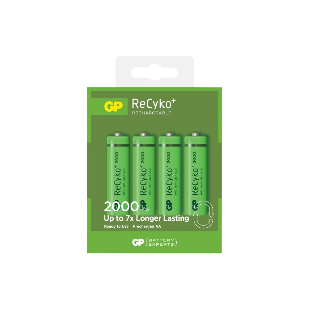 GP ReCyko AA-Batterier 2000mAh 4-pak
