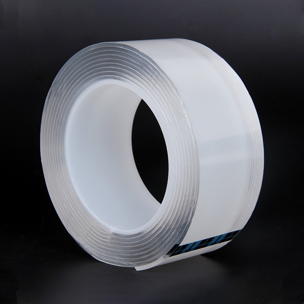 Nanotape 50 mm - 3 meter genanvendelig dobbeltklæbende tape