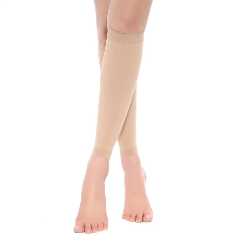 Lægstrømper med kompression størrelse XXL - Beige