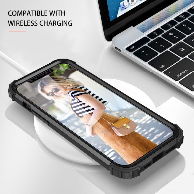 Mobilcover med robuste hjørner til iPhone 12 Mini - Sort