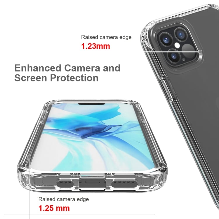 Transparent silikonebeskyttelse til iPhone 12 / 12 Pro