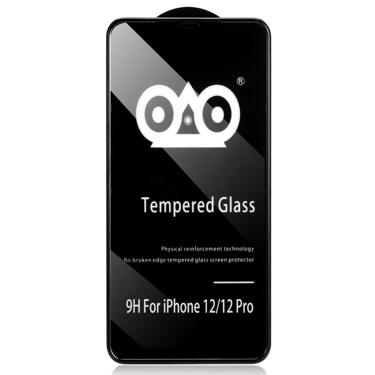 9H tempereret skærmskåner til iPhone 12 / 12 Pro
