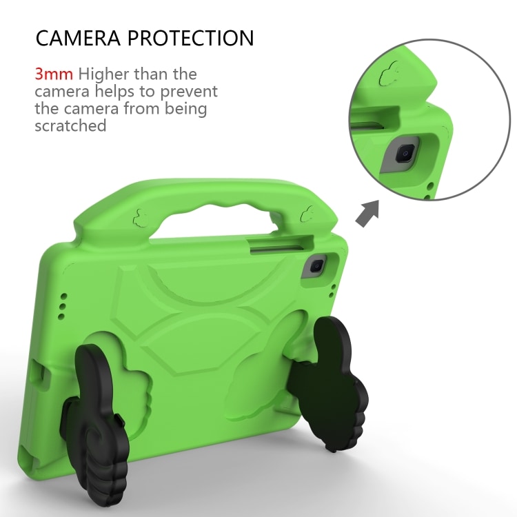 Beskyttende foderal med håndtag til Samsung Galaxy Tab A7 10.4(2020)T500/T505 - Grøn
