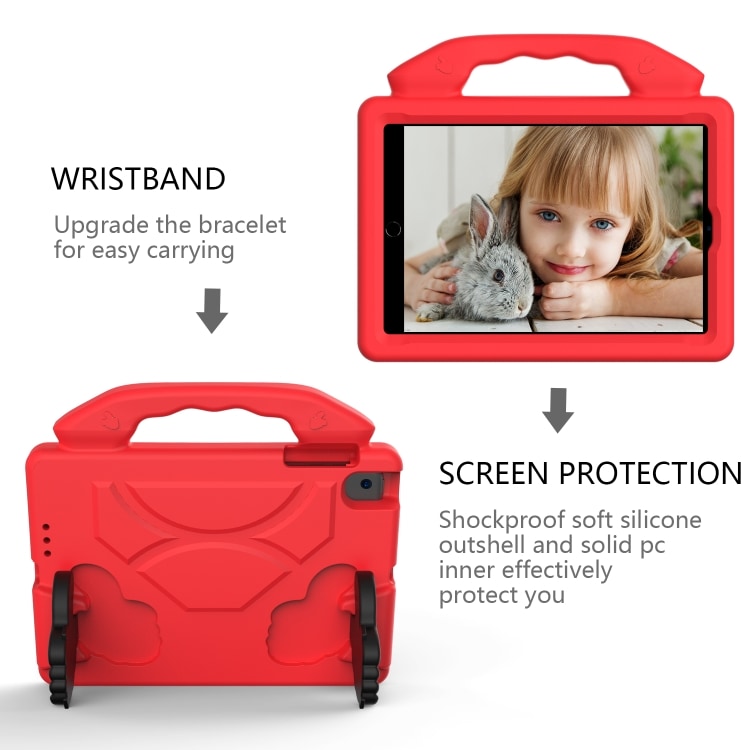 Beskyttende cover med håndtag til iPad Mini 5/4/3/2/1 - Rød