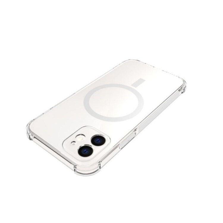Stødtålende mobilcover til iPhone 12  - gennemsigtigt