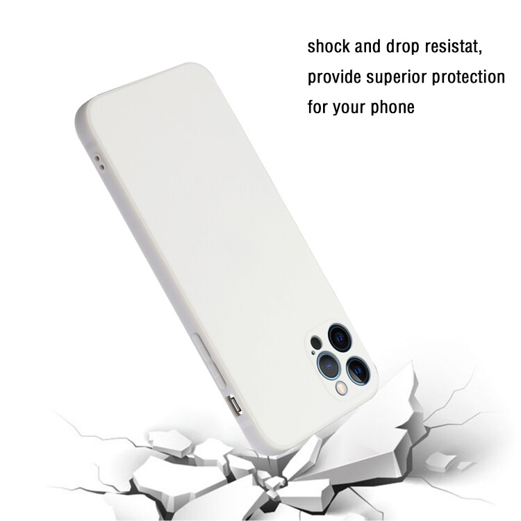 Stilrent mobilcover til iPhone 12 Pro - Hvid