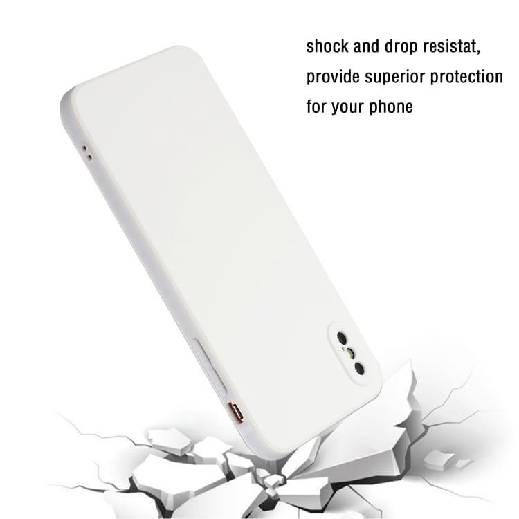 Stilrent mobilcover til iPhone XS / X - Hvid