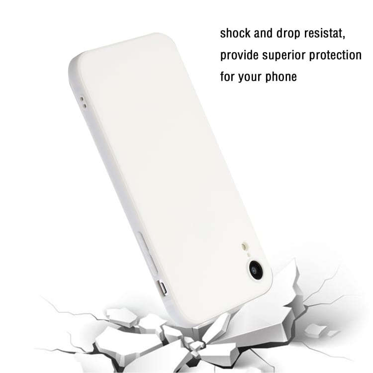 Stilrent mobilcover til iPhone XR - Hvid