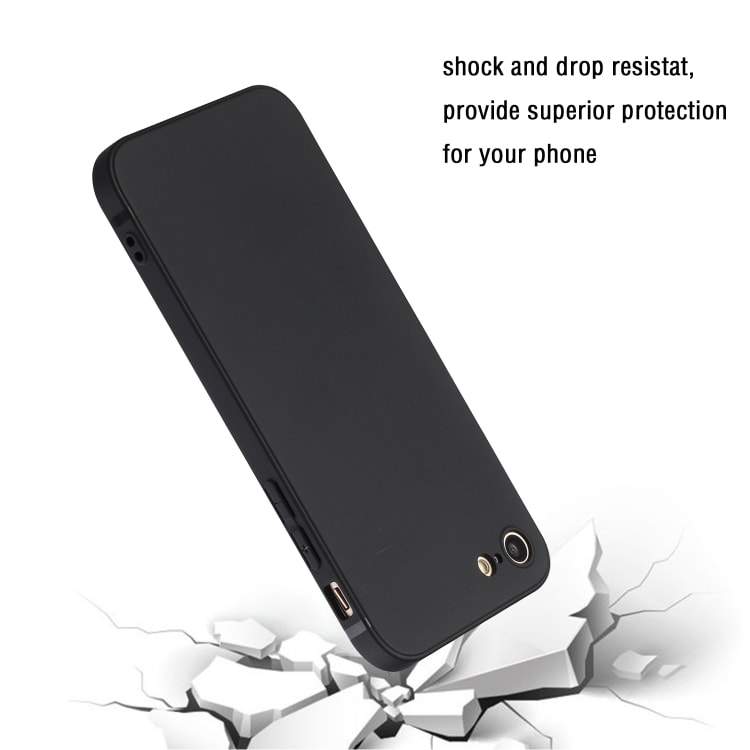 Stilrent mobilcover til iPhone SE 2020 / 8 / 7 - Sort