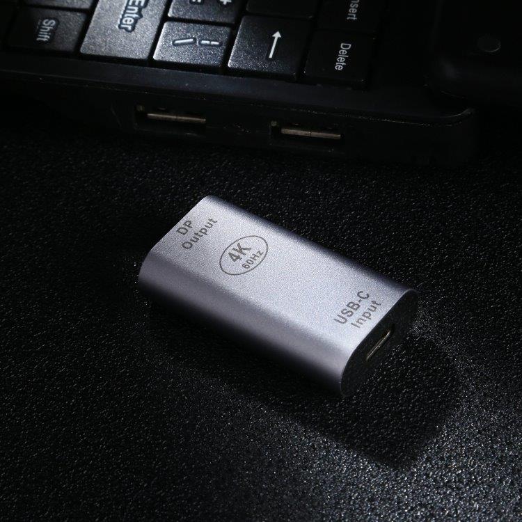 Adapter med USB-C til DP-Port