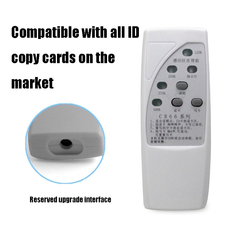 Zonsin CR66 Fjernkontrol for ID-brikker