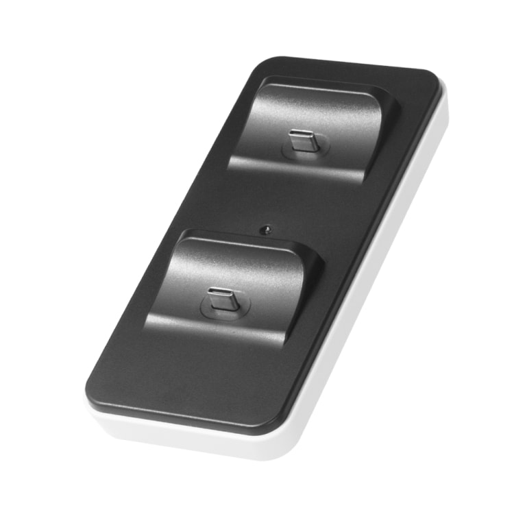 Dual ladestation med USB-C quickladning til PS5 håndkontrol