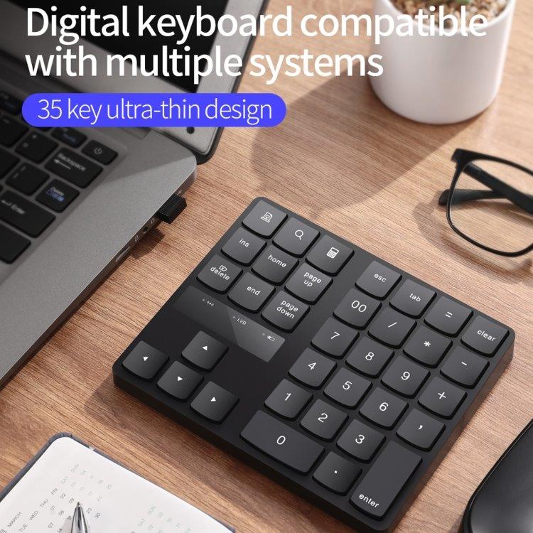 Trådløst numpad-tastatur
